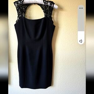 Vintage 90's Laundry By Shelli Segal Black Cocktail Dress. New, Size 8